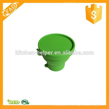 Eco-Friendly precio de fábrica Silicona plegable Camping Cup